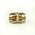  Antique Style Cocktail Ring With Rhinestone Flower