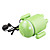  usb Android Robot haut-parleurs pour ordinateur portable Tablet PC mi (vert)