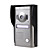  Four 7 Inch Monitor  Color Video Door Phone System with  Alloy Weatherproof Cover Camera