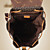  Leder Pfeil Druck Rucksack (26.5cm * 14cm * 33,5 cm)