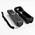  Par de Mandos 2 en 1 MotionPlus con Nunchuk para la Wii (Negro y Blanco)