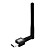  micro-usb draadloze adapter met een super-boost-antenne (150Mbps, zwart)