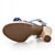 Fabric Chunky Sandals With Bow/Buckle For Party & Evening (More Colors)