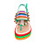  Canvas Platform Sandals With Chain (More Colors)