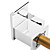  Wide Spout Contemporary Chrome Finish Waterfall Centerset Bathroom Sink Faucet