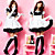  Super Hot Black Polyester Maid Suit (4 Pieces)