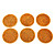  Round Fabric Insulation Pad (6-Piece)