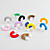  Soporte Con Forma de Herradura para el iPhone 4, Samsung i9100 y 9220 (Colores Aleatorios)