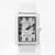  Unisex PU Analog Quartz Wrist Watch (White)