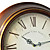  Santiago reloj de pared en color bronce