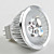  MR16 3-LED 230Lm Warm White 3000K Adjustable Brightness Spot Light (12V,3W)