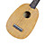  yadars - Ukulele soprano caoba con Funda / pitch pipe / picos / capo (en forma de piña)