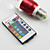  E27 3W RGB Light Red Cover LED Crystal Ball Bulb with Remote Control (220V)