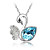  Elegent Swan Crystal Necklace
