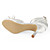  NORMA - Sandalen mit hohen Absätzen Hochzeit Pfennigabsatz Satin