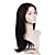  Glue-Less Hand-tied Lace Front Yaki Straight 18 Inch Indian Remy Hair Wig