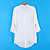  effen kleur met rits losse hemd