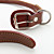  eleganten Stil Hundehalsband aus Leder und Leine (braun)