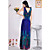  V-neck Straps ColumnPolyester Maxi Dress (More Colors)