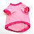  Liva stjerne style bomulds t-shirt til hunde (pink, flere størrelser findes)