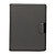  Twill Style Pen Inserted Protection to Rotating Case for New iPad(Dark Gray)