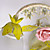  Applique murale de style campagnard avec 1 lumière à l'ombre de fleurs blanches