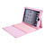  Clavier Bluetooth, Avec Etui en Cuir PU et Support, Pour le Nouvel iPad - Blanc