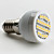  E14 1-1.5W 24x3528 SMD 50-60LM 2800-3200K Warm White Light LED Spot Bulb (230V)