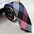  Check Pattern Skinny Students' Tie