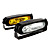  55W 3000K 1000-lumen h3 bombilla halógena transparentes luces del coche de niebla (DC 9 ~ 19V, 1 par)