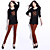  Lady Casual Skinny Pants