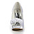  Satin Stiletto Heel Peep Toe Pumps Wedding Shoes With Satin Flower