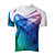  jassgo - mens manica corta maglia ciclo con il 100% poliestere