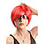  Capless Synthetic Short Red Party Wigs
