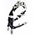  Black Leather Dragon Bracelet