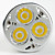  3*3W E27 600LM 2800-3500K Warm White LED Light Bulb (95-265)