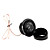  500W Plastic Tweeters Speaker for Car Stereo Audio System, Black, Pair, DC 12V