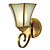  1-Light Golden Wall Light in Antique Style