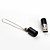  8GB Lipstick Style USB Flash Drive Keychain (Assorted Colors)