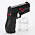  arme de poing scorpion lumière vii pour Wii (noir)
