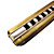  huang - (102-b) blues harp archaïsering boot harmonica 10 holes/20 tonen / aluminium kam