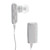  elegante vivavoce bluetooth v2.1 e v3.0 stereo con cuffie auricolari per telefoni cellulari - S301 (bianco)