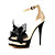  ZURIEL - Pumps Stilletthæler Patent Lær