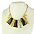  Fashion Resin Alloy Platinum Necklace