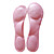  gel de silicone rosa e pé de flanela pétala