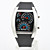  Men's Aviation Rubber Digital LED Wrist Watch with Box (Black)