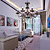  Crystal Chandelier with 6 Lights - Graceful Candle Featured Style