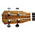  hanknn - (5270) ukelele tenor sólido zebrano con funda / cadena / selecciones