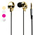  Auricolari interni con teschi metallici - Colori assortiti
