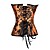  Acrylic WithJacquard Strapless Front Busk Closure Corset Shapewear